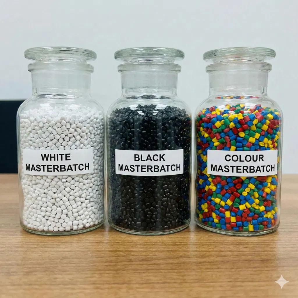 White Black and Colour Masterbatch 